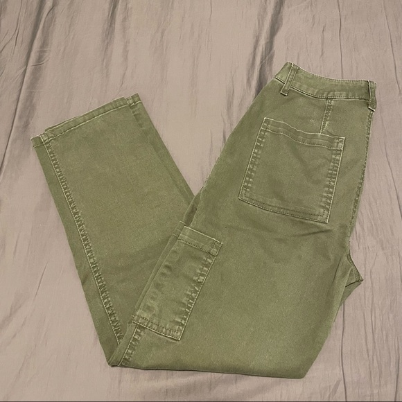 Garage straight leg 7/8 length cargo pants - Picture 2 of 4